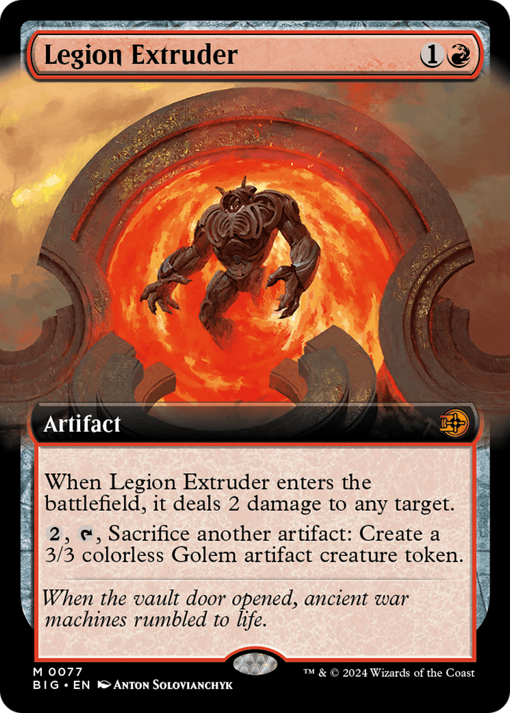 Legion Extruder (Extended Art) [Outlaws of Thunder Junction: The Big Score] | Grognard Games