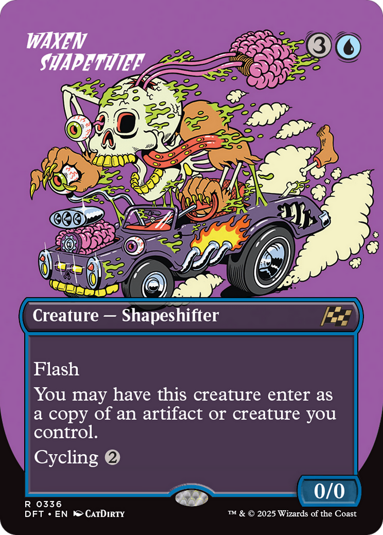 Waxen Shapethief (Borderless) [Aetherdrift] | Grognard Games