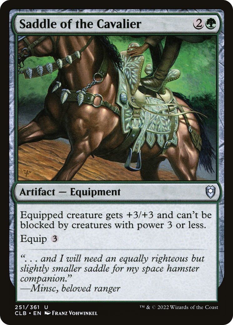 Saddle of the Cavalier [Commander Legends: Battle for Baldur's Gate] | Grognard Games