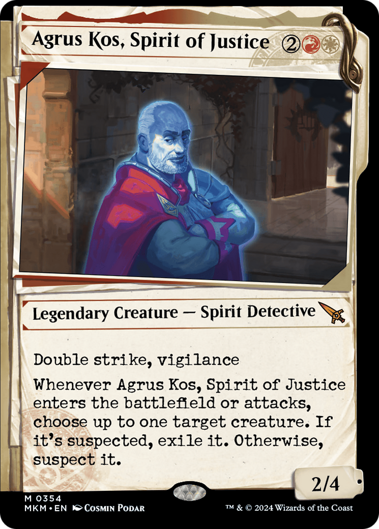 Agrus Kos, Spirit of Justice (Showcase) [Murders at Karlov Manor] | Grognard Games