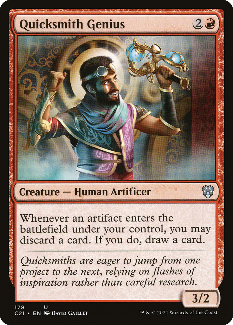 Quicksmith Genius [Commander 2021] | Grognard Games