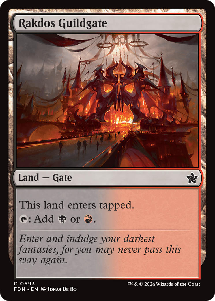 Rakdos Guildgate [Foundations] | Grognard Games