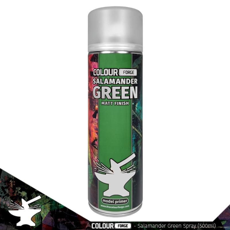 Colour Forge Spray: Salamander Green (500ml) | Grognard Games