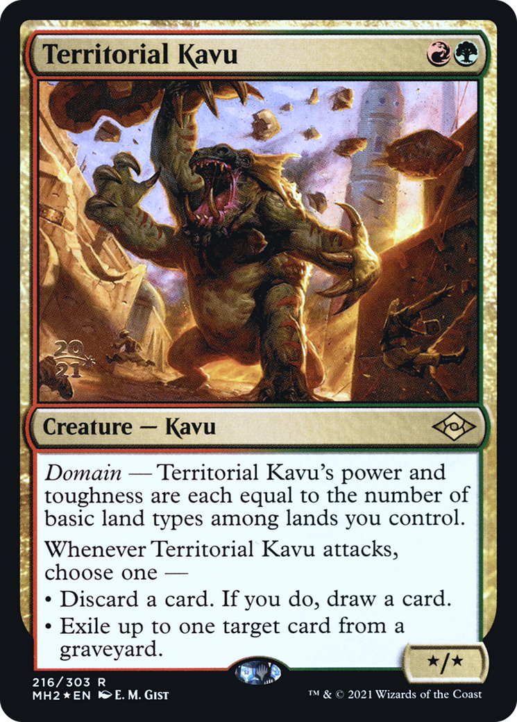 Territorial Kavu [Modern Horizons 2 Prerelease Promos] | Grognard Games