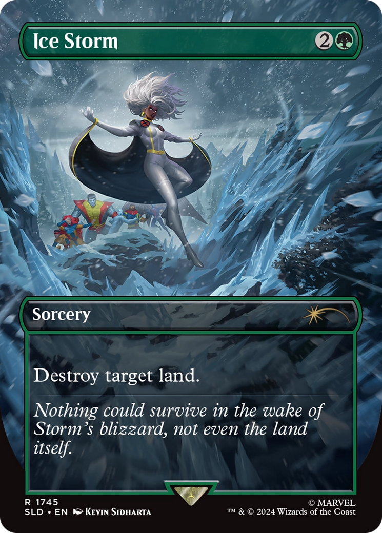 Ice Storm (SLD-1745) - Secret Lair Drop (Borderless) Foil | Grognard Games