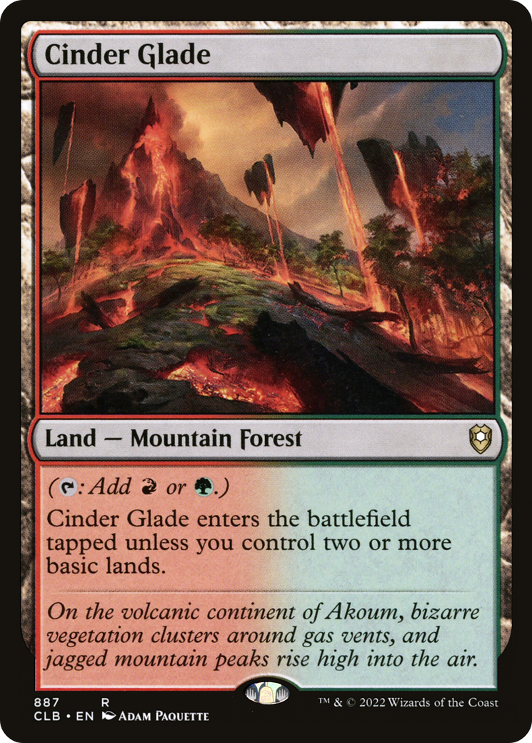 Cinder Glade [Commander Legends: Battle for Baldur's Gate] | Grognard Games