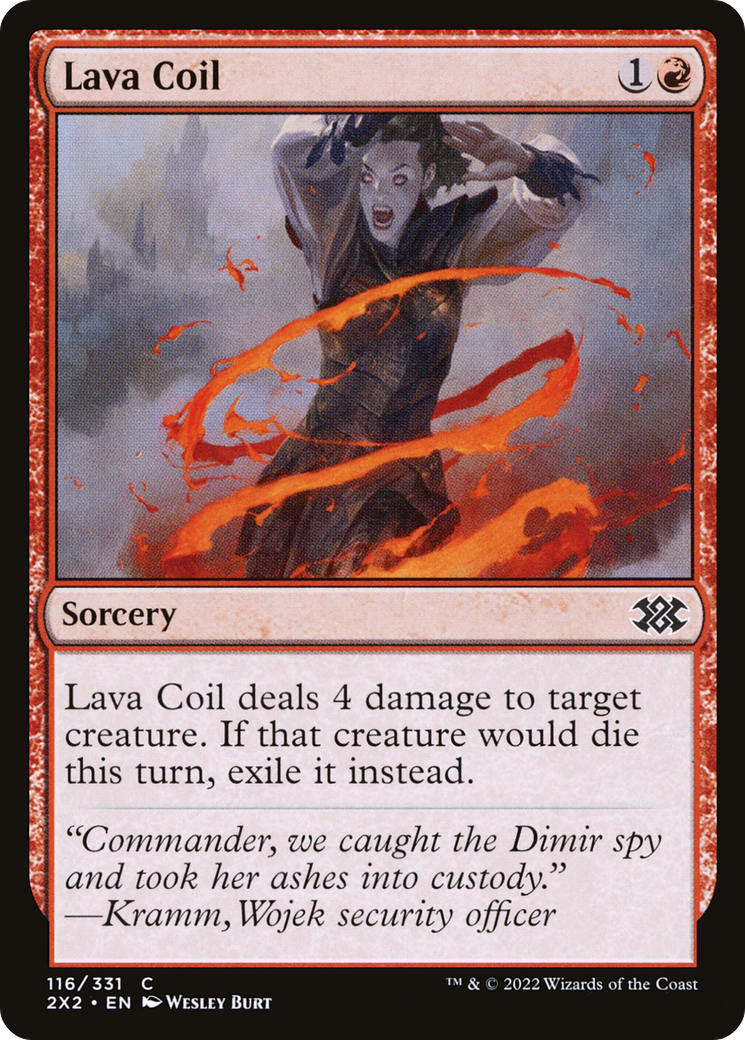 Lava Coil [Double Masters 2022] | Grognard Games