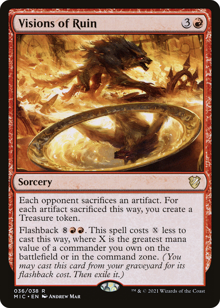 Visions of Ruin [Innistrad: Midnight Hunt Commander] | Grognard Games