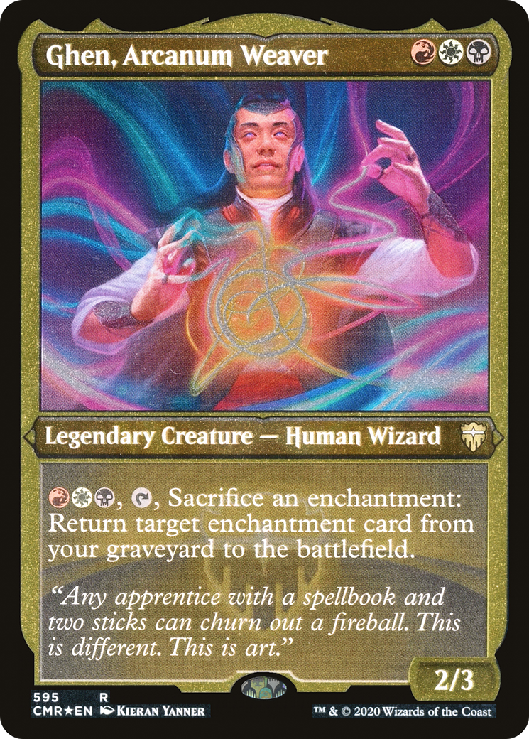 Ghen, Arcanum Weaver (Etched) [Commander Legends] | Grognard Games