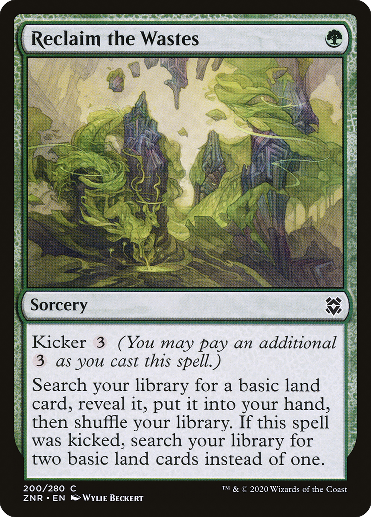 Reclaim the Wastes [Zendikar Rising] | Grognard Games