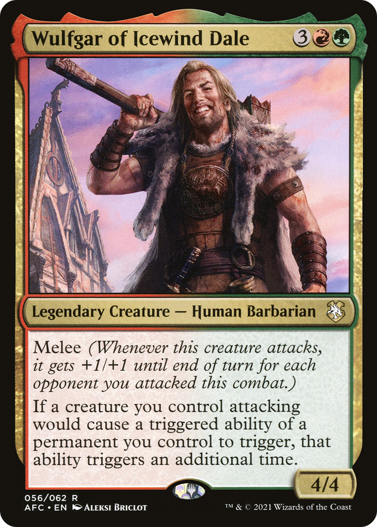 Wulfgar of Icewind Dale [Dungeons & Dragons: Adventures in the Forgotten Realms Commander] | Grognard Games
