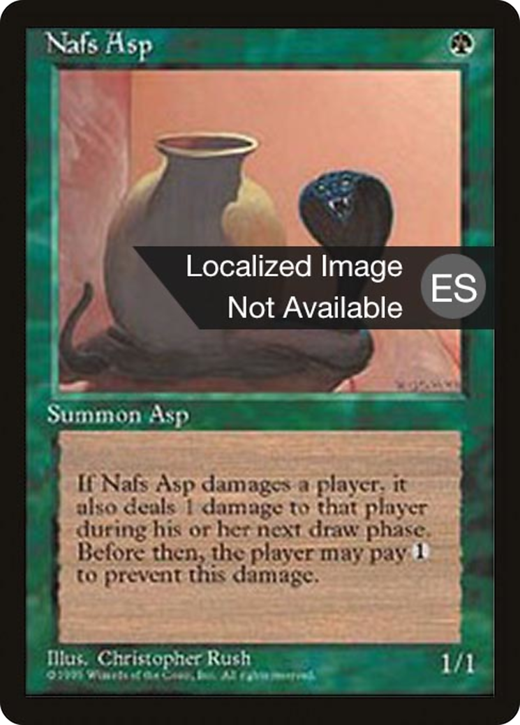 Nafs Asp [Fourth Edition (Foreign Black Border)] | Grognard Games