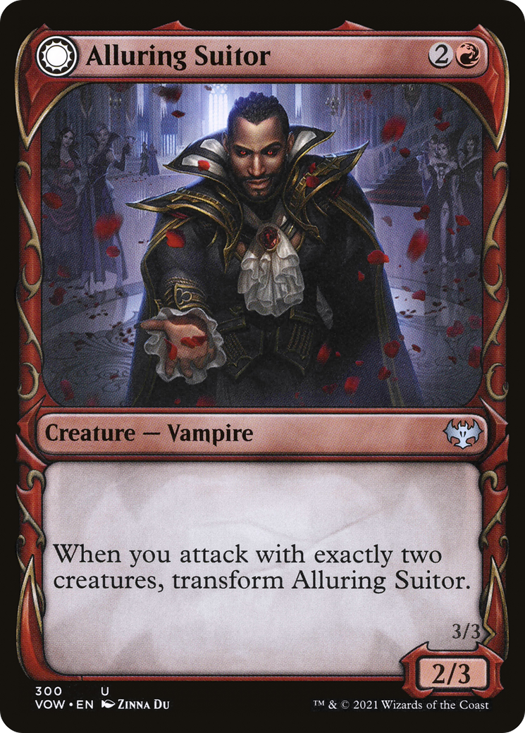 Alluring Suitor // Deadly Dancer (Showcase Fang Frame) [Innistrad: Crimson Vow] | Grognard Games