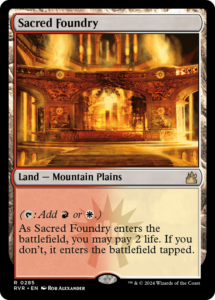 Sacred Foundry [Ravnica Remastered] | Grognard Games