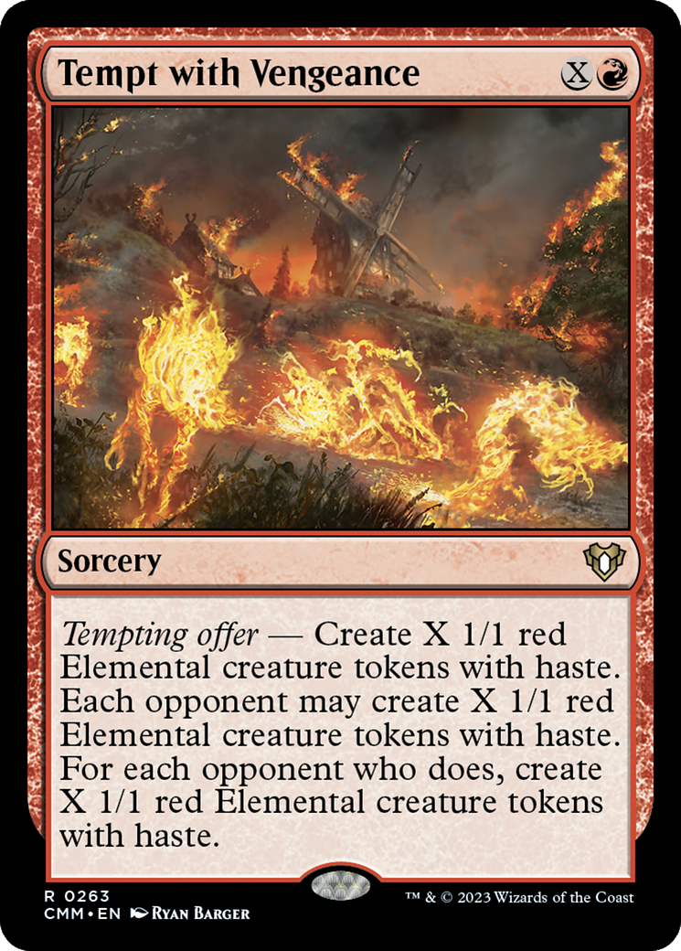 Tempt with Vengeance [Commander Masters] | Grognard Games