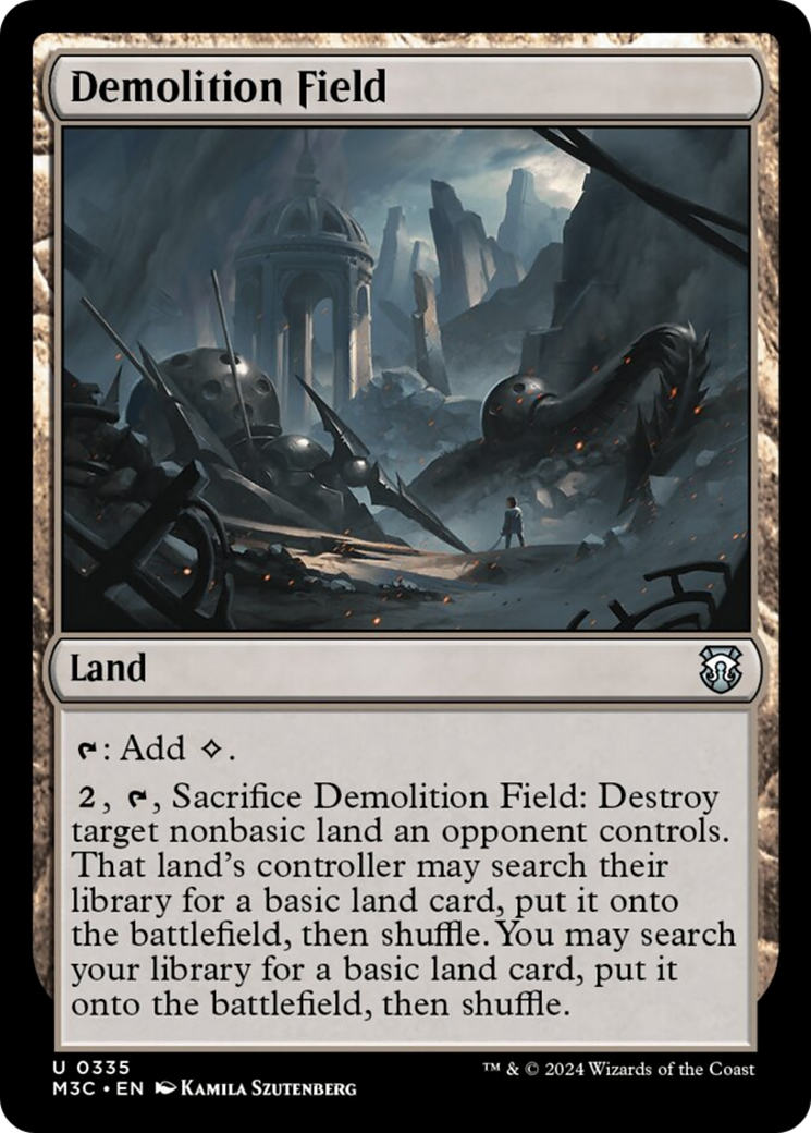 Demolition Field [Modern Horizons 3 Commander] | Grognard Games