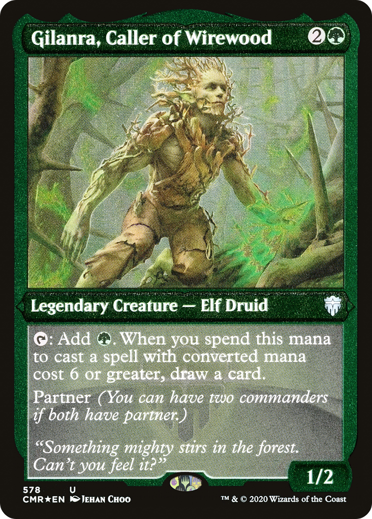Gilanra, Caller of Wirewood (CMR-578) - Commander Legends Foil | Grognard Games
