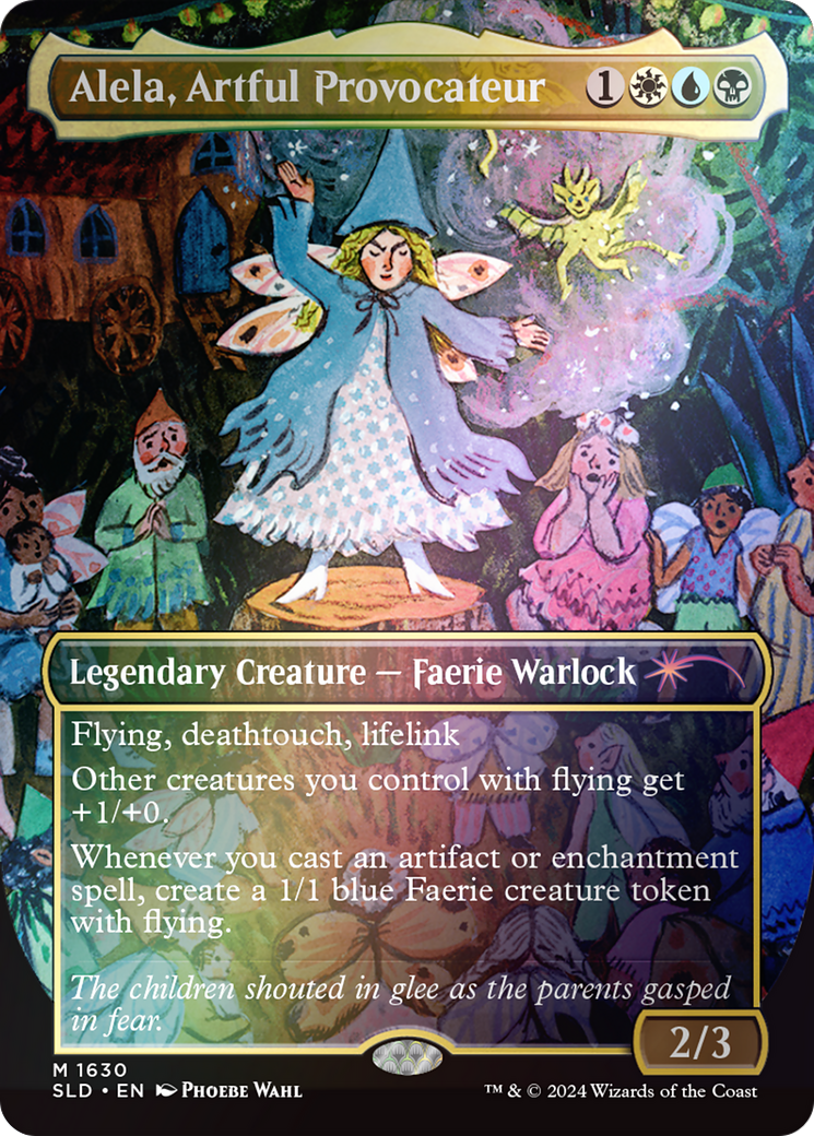 Alela, Artful Provocateur (1630) (Rainbow Foil) [Secret Lair Drop Series] | Grognard Games