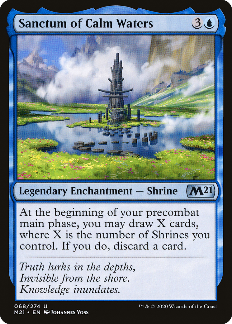 Sanctum of Calm Waters [Core Set 2021] | Grognard Games