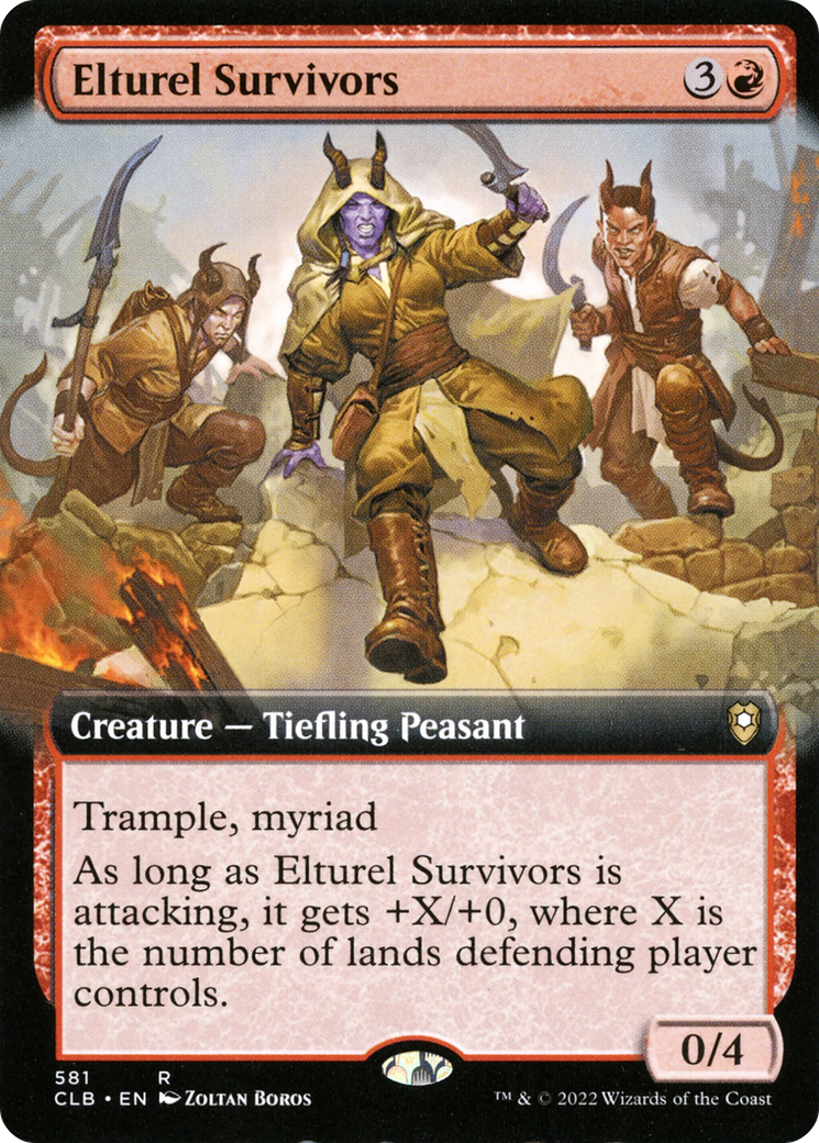 Elturel Survivors (Extended Art) [Commander Legends: Battle for Baldur's Gate] | Grognard Games