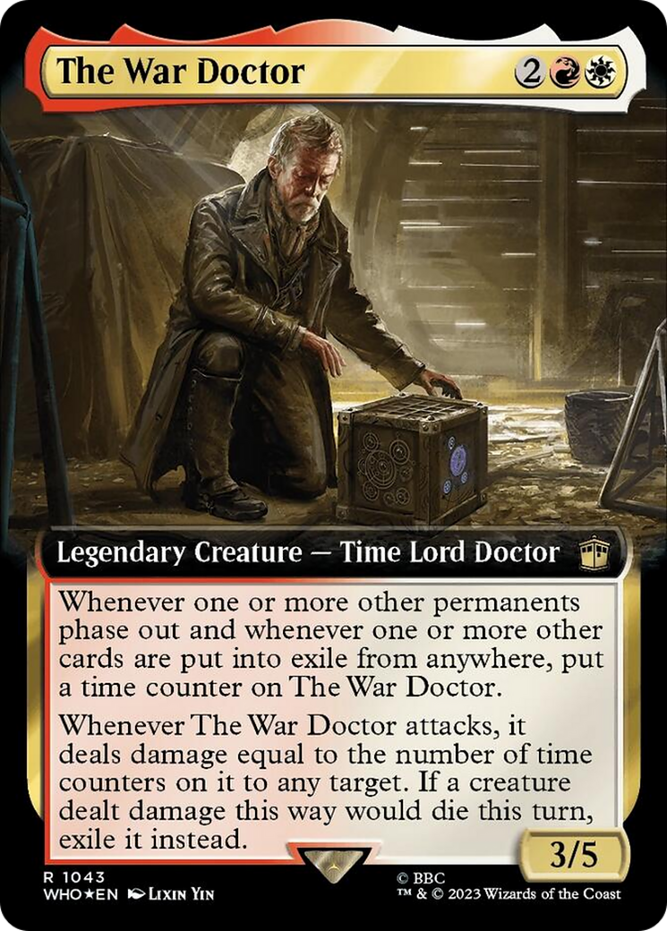 The War Doctor (Extended Art) (Surge Foil) [Doctor Who] | Grognard Games