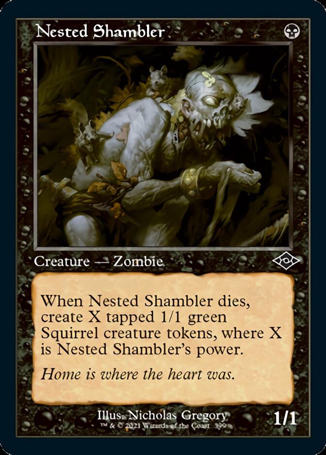 Nested Shambler (Retro Foil Etched) [Modern Horizons 2] | Grognard Games