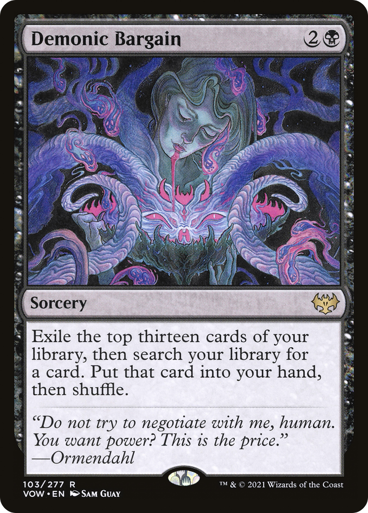 Demonic Bargain [Innistrad: Crimson Vow] | Grognard Games