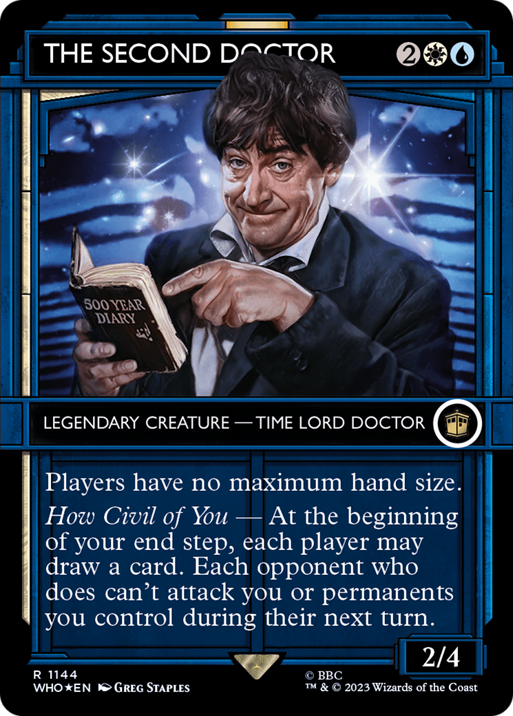 The Second Doctor (Showcase) (Surge Foil) [Doctor Who] | Grognard Games