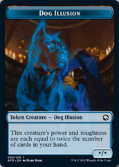 Dog Illusion // Vecna Double-Sided Token [Dungeons & Dragons: Adventures in the Forgotten Realms Tokens] | Grognard Games