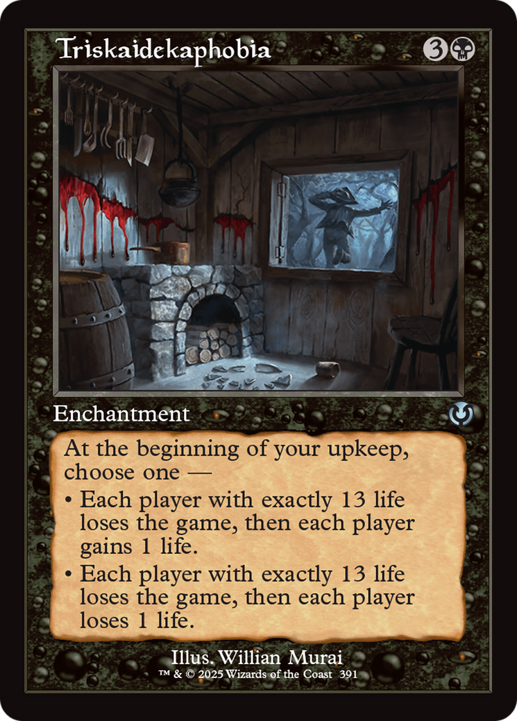 Triskaidekaphobia (Retro Frame) [Innistrad Remastered] | Grognard Games