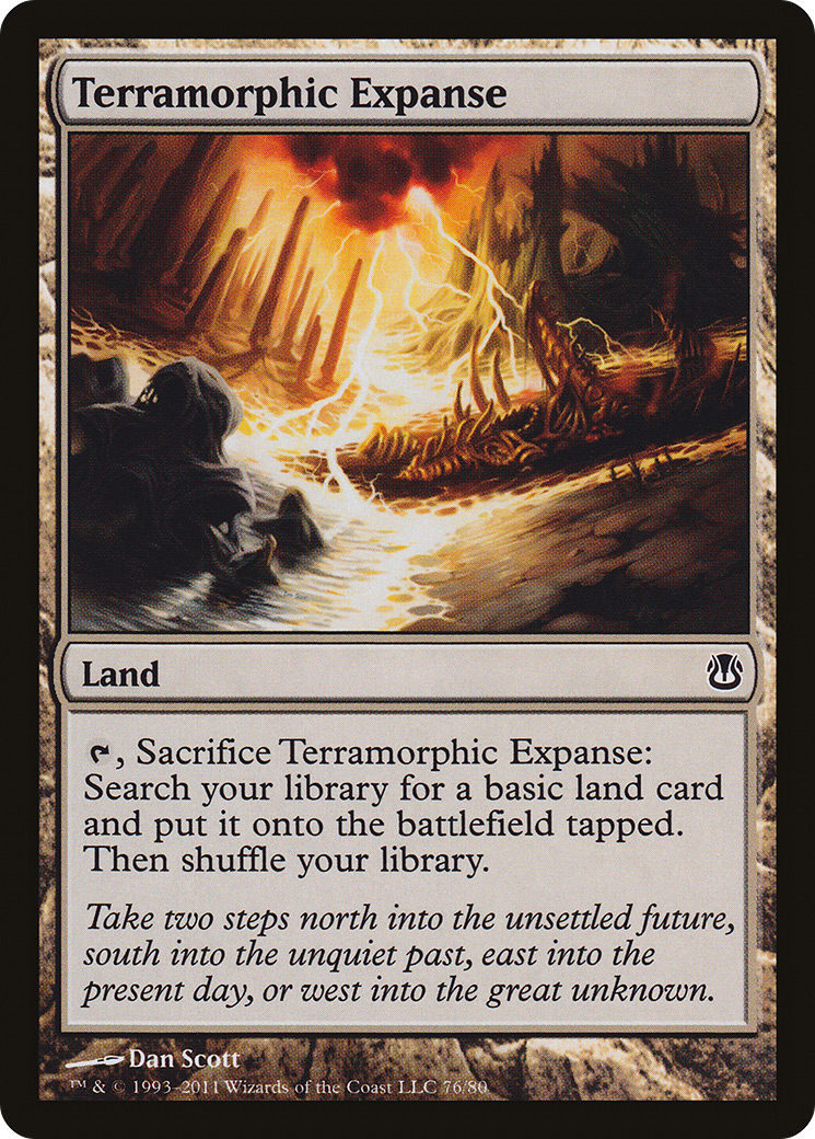 Terramorphic Expanse (DDH-076) - Duel Decks: Ajani vs. Nicol Bolas Foil | Grognard Games