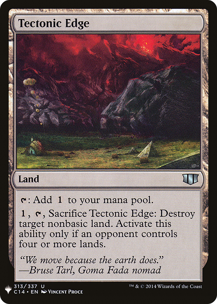 Tectonic Edge [Mystery Booster] | Grognard Games