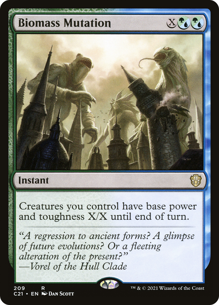 Biomass Mutation [Commander 2021] | Grognard Games