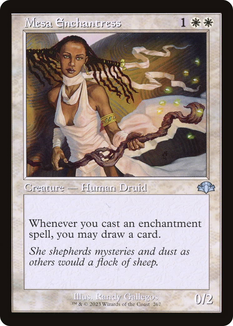 Mesa Enchantress (Retro) [Dominaria Remastered] | Grognard Games