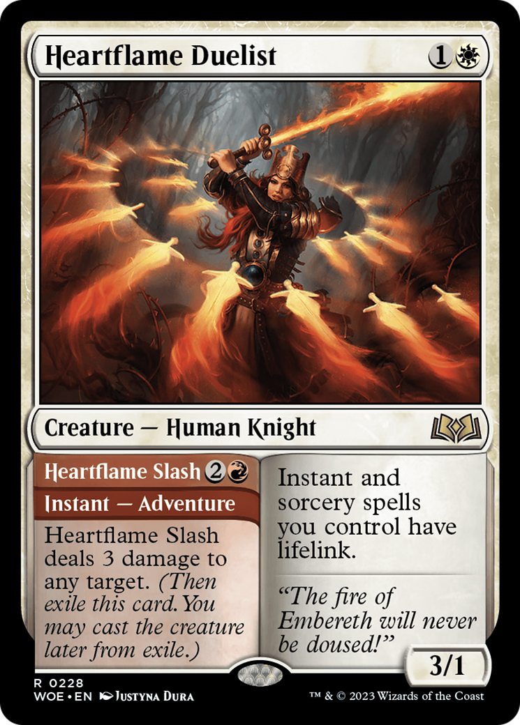 Heartflame Duelist // Heartflame Slash [Wilds of Eldraine] | Grognard Games