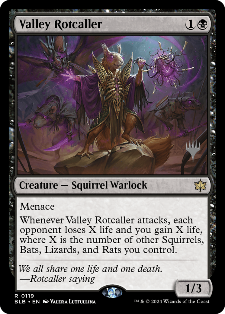 Valley Rotcaller (Promo Pack) [Bloomburrow Promos] | Grognard Games