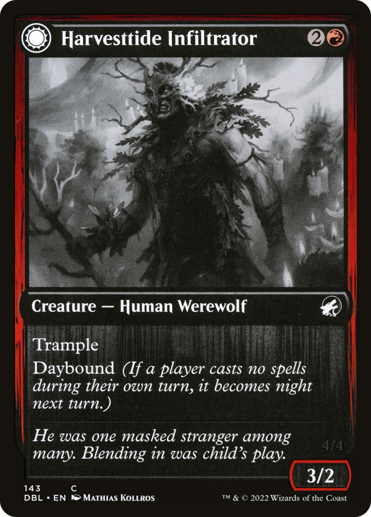 Harvesttide Infiltrator // Harvesttide Assailant [Innistrad: Double Feature] | Grognard Games