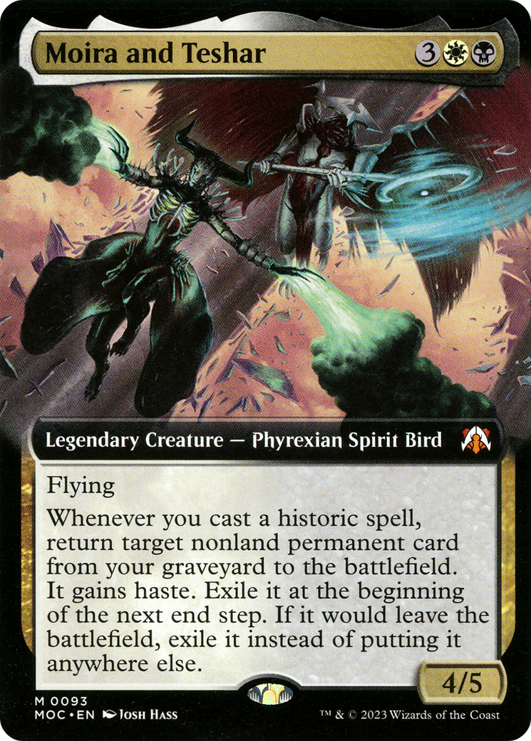 Moira and Teshar (Extended Art) [March of the Machine Commander] | Grognard Games