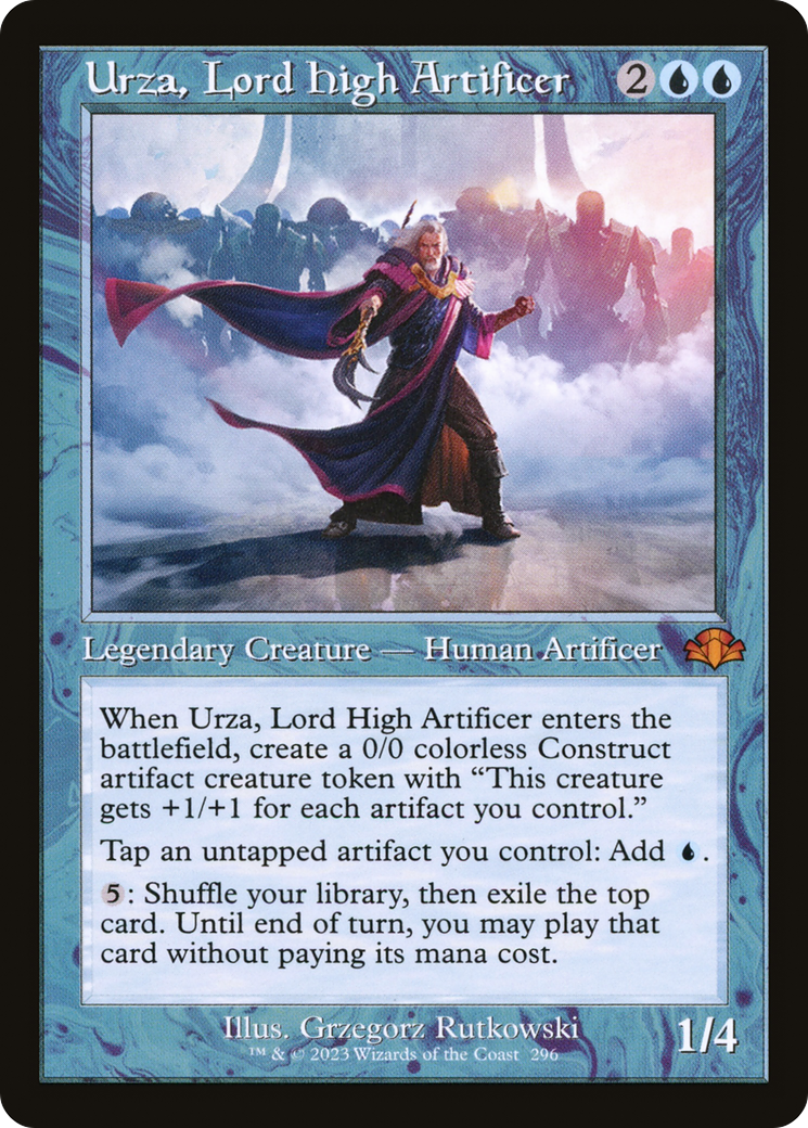 Urza, Lord High Artificer (Retro) [Dominaria Remastered] | Grognard Games