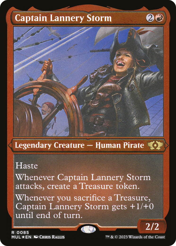 Captain Lannery Storm (Foil Etched) (MUL-085) - Multiverse Legends Foil | Grognard Games