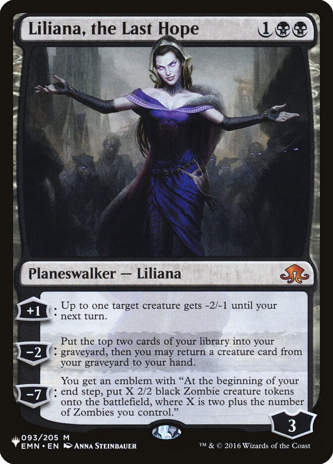 Liliana, the Last Hope [The List] | Grognard Games