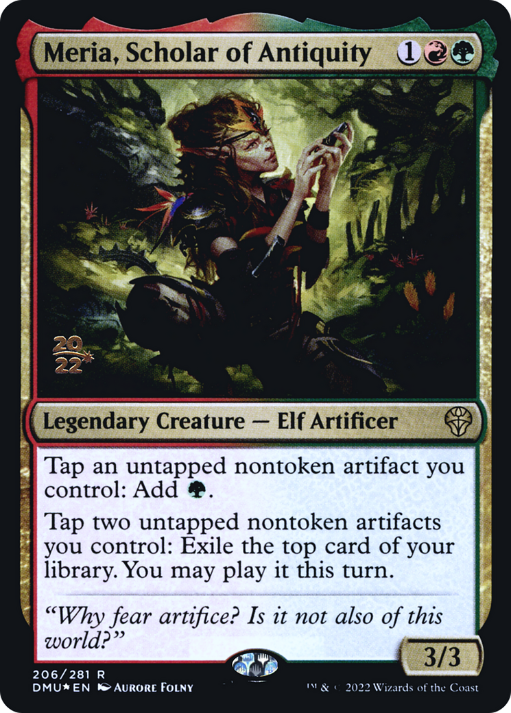 Meria, Scholar of Antiquity [Dominaria United Prerelease Promos] | Grognard Games