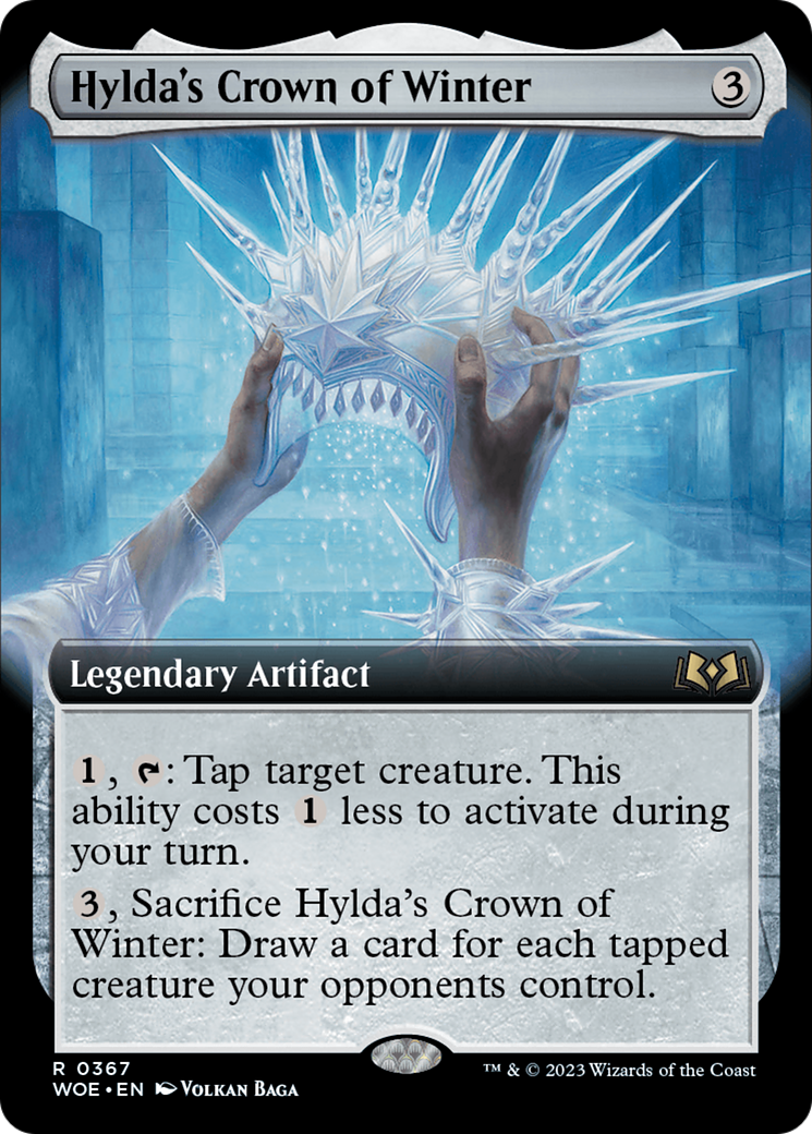 Hylda's Crown of Winter (Extended Art) [Wilds of Eldraine] | Grognard Games