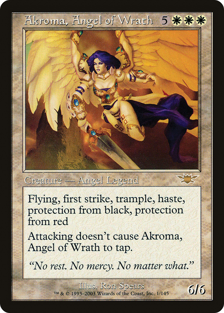 Akroma, Angel of Wrath [Legions] | Grognard Games