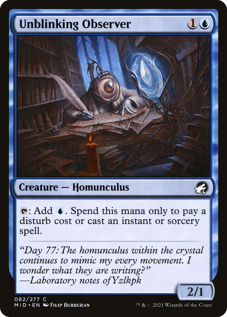 Unblinking Observer [Innistrad: Midnight Hunt] | Grognard Games