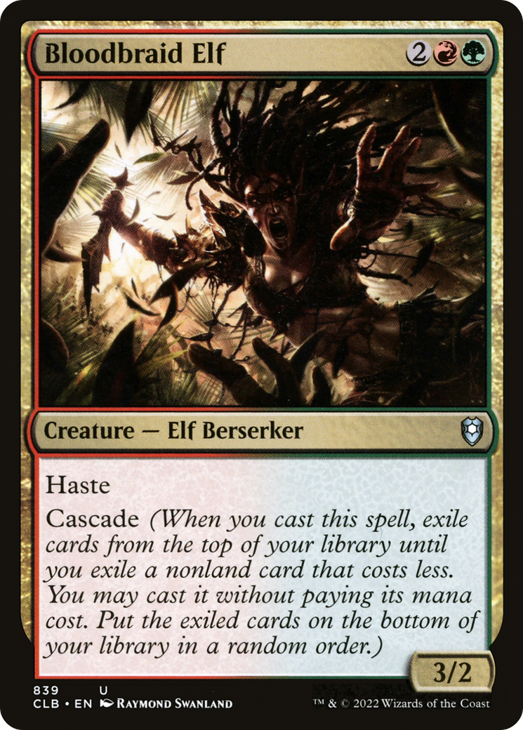 Bloodbraid Elf [Commander Legends: Battle for Baldur's Gate] | Grognard Games