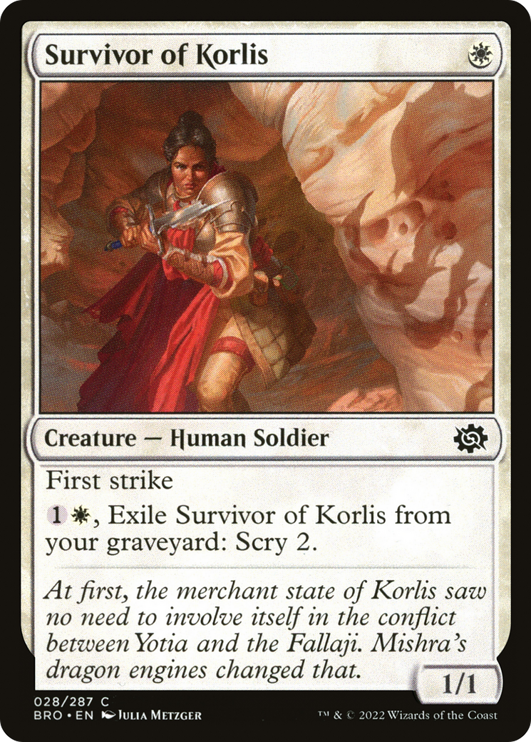 Survivor of Korlis [The Brothers' War] | Grognard Games