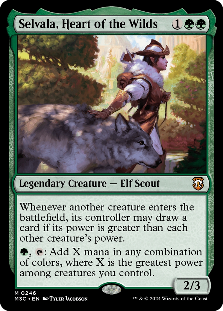 Selvala, Heart of the Wilds [Modern Horizons 3 Commander] | Grognard Games
