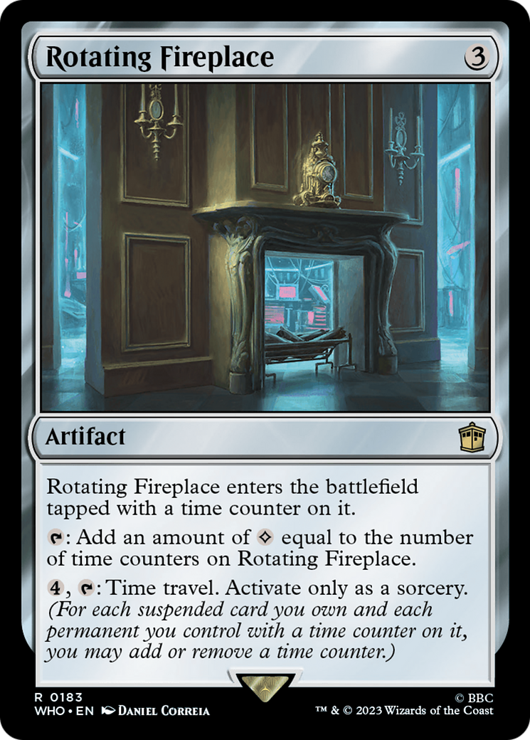Rotating Fireplace [Doctor Who] | Grognard Games