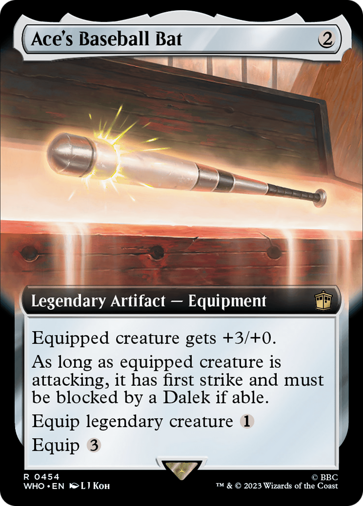 Ace's Baseball Bat (Extended Art) [Doctor Who] | Grognard Games